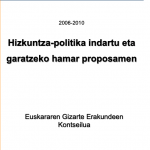 Hizkuntza-politika indartu eta garatzeko hamar proposamen (2005)