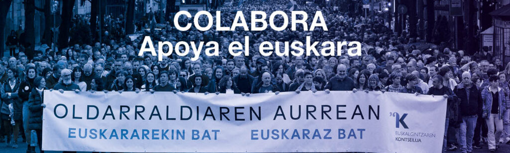 COLABORA. Apoya el euskera