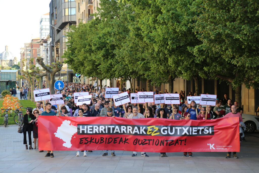 MANIFESTAZIOA IRUÑEA NAFARROA PAI