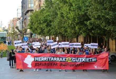 MANIFESTAZIOA IRUÑEA NAFARROA PAI