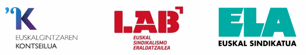 EUSKALGINTZAREN KONTSEILUA · LAB SINDIKATUA · ELA SINDIKATUA