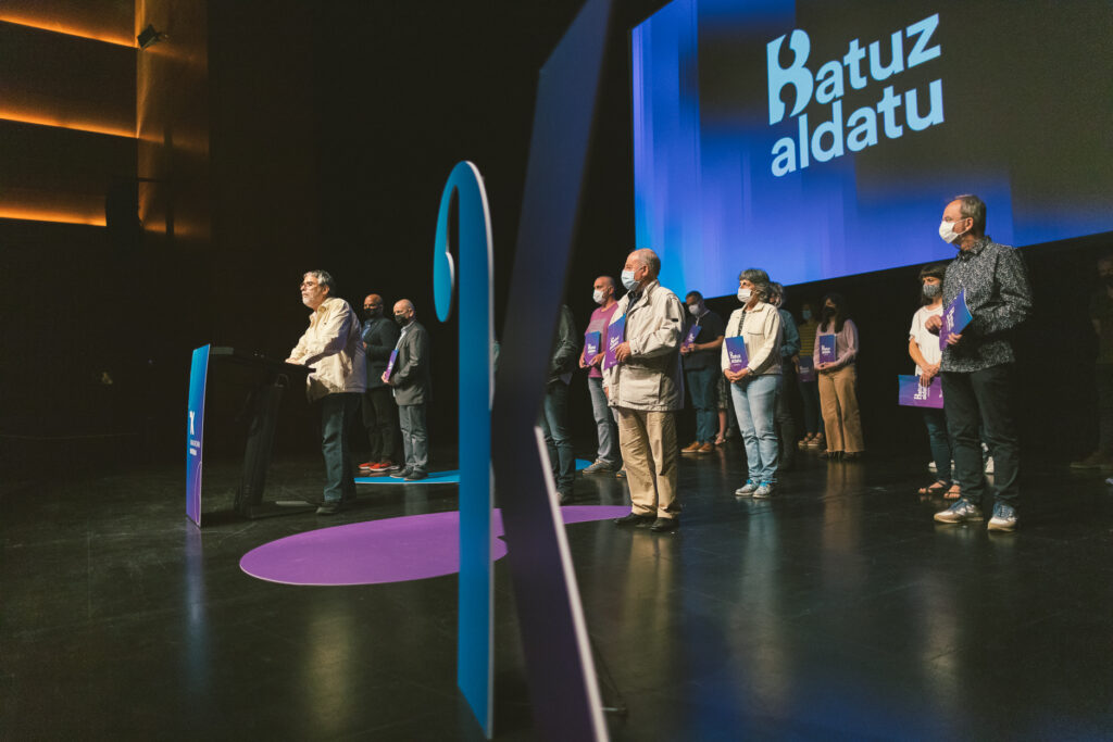 BATUZ ALDATUren aurkezpen ekitaldia. Donostia, 2021eko ekainaren 19a.
