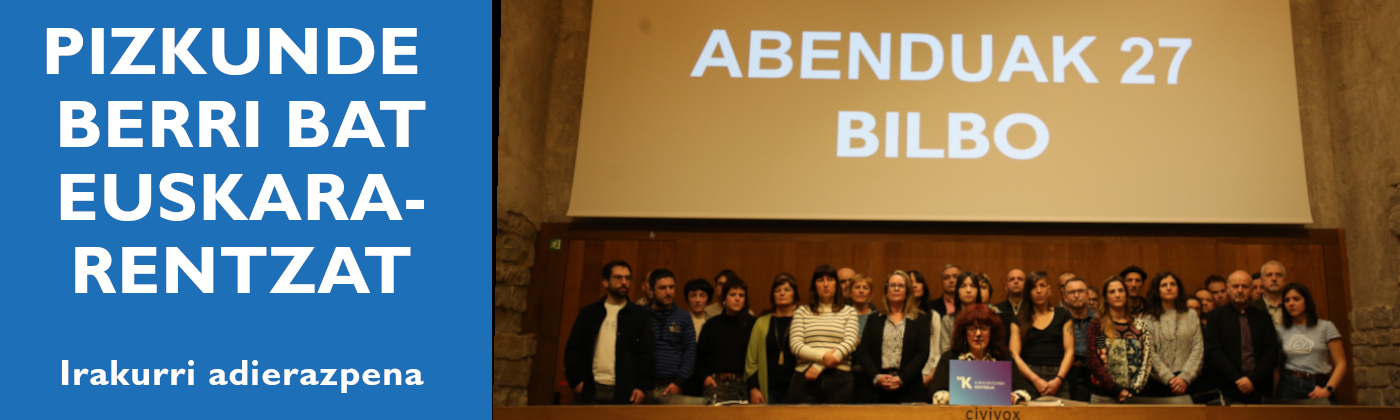 Pizkunde berri bat euskararentzat