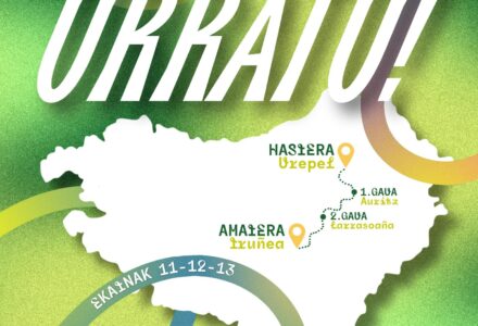 Gazte Euskaltzaleen Sareak hiru eguneko martxa egingo du ekainean